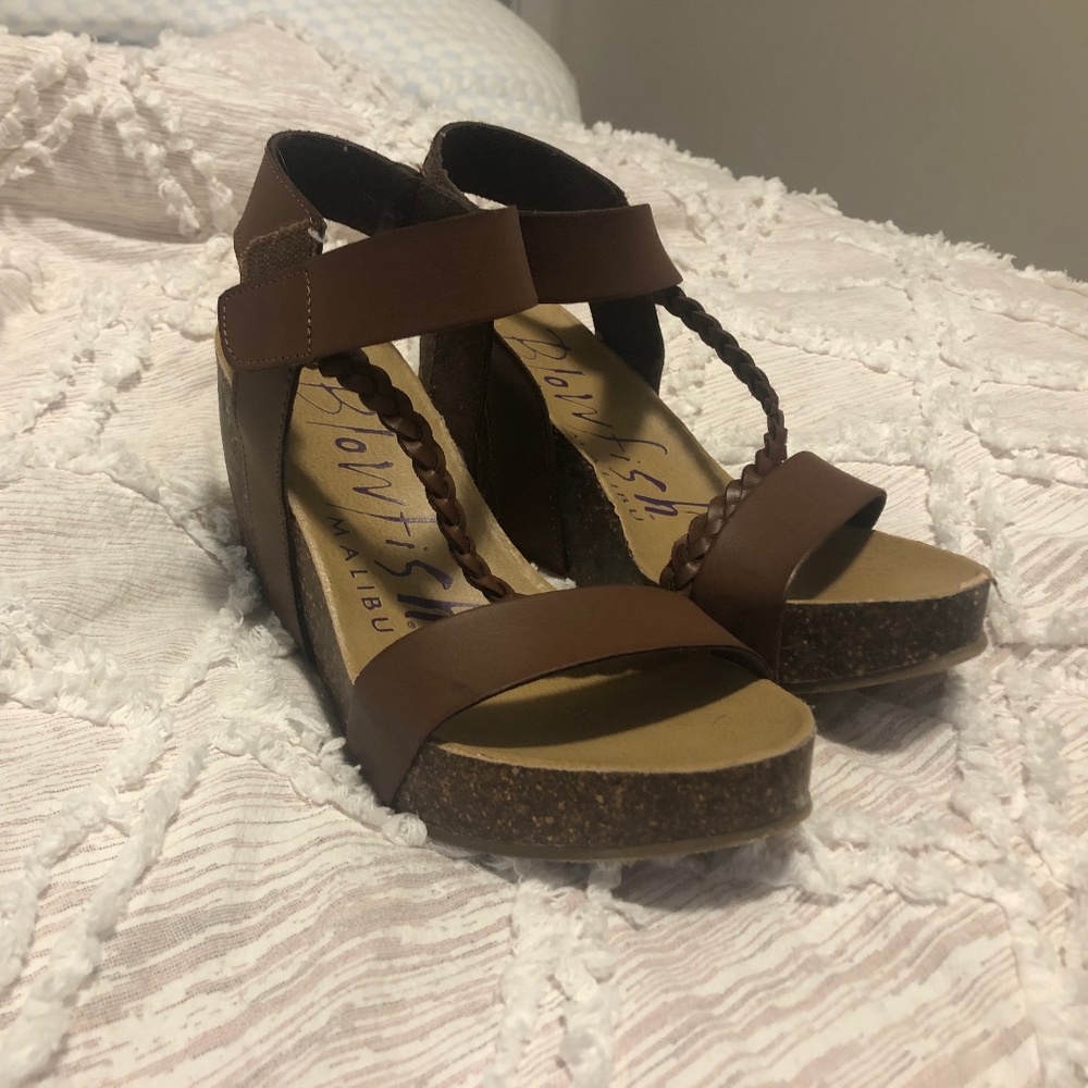 Blowfish brown high heels